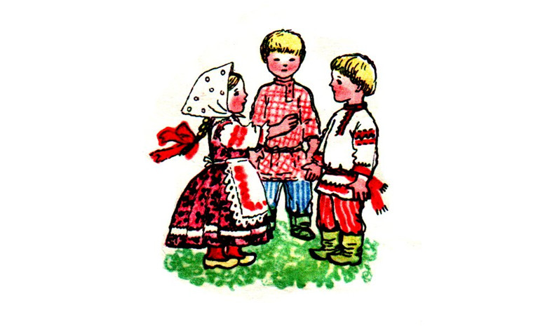 Раскраски Русские Народные распечатать бесплатно для детей костюмы промыслы игрушки инструменты